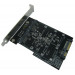 R2021B SATA II to mSATA SSD Raid Card with PCI-e Bracket