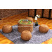 Rattan Furniture Dining Room Round Table Sets