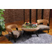 Rattan Furniture Home Coffee Table Set Chair