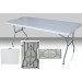 Rectangular Plastic Fold-in-Half Table