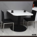 Restaurant Dining Table/Stone Dinner Table with Base