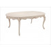 Restaurant Furniture White Flower Banque Table Wood Table Set (H671)