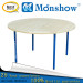 Round Rubber Hardwood Meeting Table
