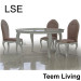 Royal Home Furniture White Dining Table and Chair (LS-214)
