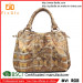 Sale Hot Leopard Patchwork Leather Bag Latest Design Lady Handbag (J911-B2015)