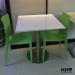 Shopping Mall Modern Stone Food Court Table Top
