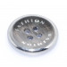 Silver Resin Plating Coat Horn Button Has Laser