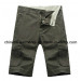 Single Colors Wash Short Pants for Men