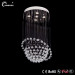 Single Head Ball K9 Crystal Chandelier, Stylish Restaurants Lamp (BH-ML015)