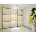 Sliding 3 Door Simple Wood Wardrobe (OP-YG21149)