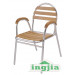 Solid Wood Hotel Metal Patio Leisure Dining Outdoor Furniture (JC-48)