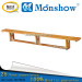 Solid Wooden Slats, Long Bench for Moonshow Library Furniture