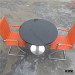 Sparkling Round Quartz Stone Restaurant Dining Tables