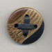 Special Resin Horn Coat Button Has Leather