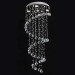 Spiral Chandelier Children Ceiling Crystal Lamp Em2301-4L