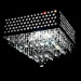 Square Chandeliers with Acrylic Lamp Shape Ceiling Pendant Lighting