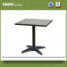 Square Modern Table Aluminum Poly Wood Coffee Table