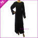 Stunning Traditional Satin Ruched Corner Long Sleeve Women Islamic Clothing