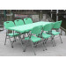 Sy-183z Green Outdoor Garden Table and Chair Sets