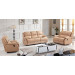 Top Grain Leather Reclining Sofa (E3648)