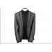 Top-Quality One Button Peak Lapel Sliver Grey Slim Fit Mens Fashion Dress Suits (pH-23)