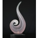 Transparent Big White Resin Abstract Sculpture