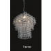 Transparent Carbon Steel Glass Pendant Light Decoration (951S2)