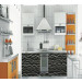 U Shape MDF Kitchen Cabinet