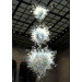 Unique Design Mouth Blown Glass Chandelier for Restaurant Decoration (YK-D128)