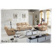 Upholstered Beige Color Recliner Sofa (A-3648)
