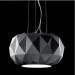 Very Special Home Glass Pendant Lamp Light in Black