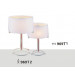 White Fabric Lampshade PVC and Metal Desk Lights (969T2)