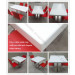 White Marble Stone Top 4 Seater Dining Table for Resturant (K-T)