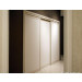 White Simple Built-in Wardrobe with Mirror (YG11012)