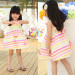 Wholesale Children's Boutique Clothing, Color Stripes Cotton Baby Clothes