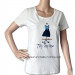 Women Casual Dress Printed and Embroidered T-Shirt (HT7070)