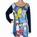 Women Clothes with Digital Printed Fashion T-Shirt (HT7023)