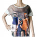 Women Cotton Fashion Photo Printed T-Shirt (HT7045)