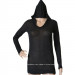 Women Fashion Knitted Tops with Hoodies (HT1840)