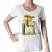 Women Fashion Prefume Printed and Chain T-Shirt (HT7049)