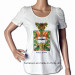 Women Fashion Prefume Printed and Embroidered T-Shirt (HT5803-1)
