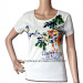 Women New Flower Ink Painting T-Shirt (HT7043)