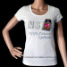 Women T Shirt with Perfume Strassed and Embroidered (HT7004)