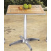 Wood Aluminum Leisure Patio Coffee Outdoor Garden Dining Table