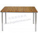 Wooden Aluminum Metal Work Hotel Garden Outdoor Dining Table (JJ-TS14)
