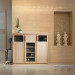 Wooden Furniture Shoes Cabinet with Glass Door (XG11202)