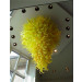 Yellow Glass Pendant Lamp for Villa Ceiling Decoration