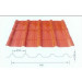 Yx28-210-840 Orange Corrugated Roofing Sheet
