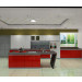 Zhihua Brand High Gloss UV MDF Kitchen Cabinet (LCK2005)