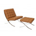 (SX-003A) Home Furniture PU Leather Barcelona Chair